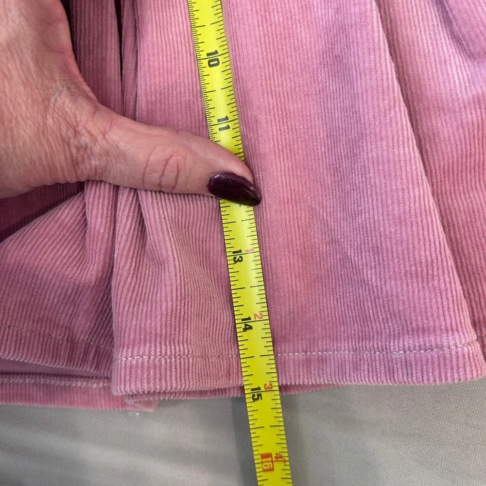 GAP Kids Girl's Pink Corduroy Pleated Skirt Feminine Cozy‎ Cottage NWOT Size XXL